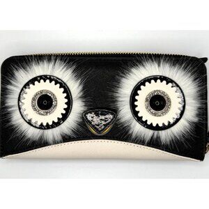 Kate Spade New York Black Dashing‎ Beauty Penguin Lacey Wallet NWT